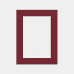 "Ak Frames Burgundy 24X18"" Picture Mount To Fit 18X12"" Aperture Size - Mount Board Only (No Frame Included)"