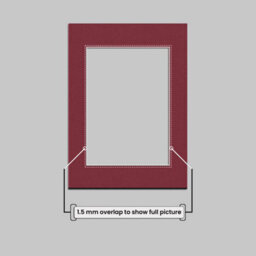 "Ak Frames Burgundy 24X18"" Picture Mount To Fit 18X12"" Aperture Size - Mount Board Only (No Frame Included)" - thumbnail 4