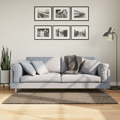 Walplus Rug Istan High Pile Shiny Look Grey 80X150 Cm - image 1