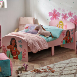 Disney Princess Toddler Bed: Sturdy Engineered Wood Construction, Fits 140Cm X 70Cm Mattress (Mattress Not Included) - thumbnail 2