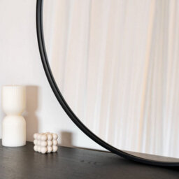 Jōbū Jobu Home - Rei, Round Gold Metal Circle Mirror - 70Cm X 70Cm - thumbnail 5