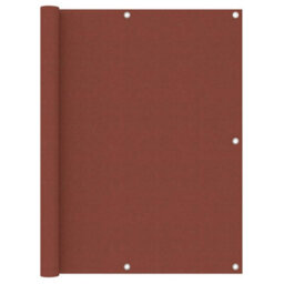 Berkfield Balcony Screen Terracotta 120X600 Cm Oxford Fabric
