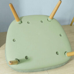 Sobuy Fst63-Gr,armchair With Beech Footrest Fabric Grey 67Cm Wide,green,w65Xd59Xh76 - thumbnail 4