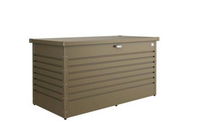 Biohort High Quality 5Ft X 2.5Ft Leisuretime Box 160 Garden Metal Storage - Metallic Bronze - image 1