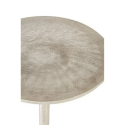 Orsina Durable Side Table With Silver Finish, Handcrafted Small Table For Lounge, Versatile Side Table For Bedroom - thumbnail 3
