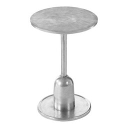 Orsina Durable Side Table With Silver Finish, Handcrafted Small Table For Lounge, Versatile Side Table For Bedroom - thumbnail 2