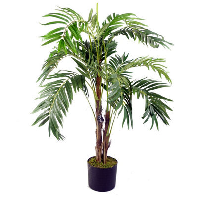 120Cm Leaf Large Artificial Palm Tree - Natural - image 1