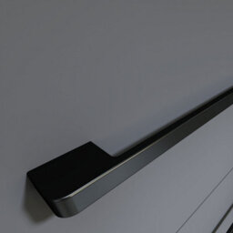 Probaty Bathrooms 990X460mm Vanity Unit Anthracite And Wood Color Mdf,wall Mounted,2 Drawers With White Ceramic Basin - thumbnail 5