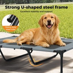 Skylos Elevated Pet Bed Raised Dog Bed Heavy Duty Outdoor Cooling Bed - thumbnail 6