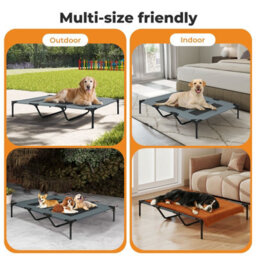 Skylos Elevated Pet Bed Raised Dog Bed Heavy Duty Outdoor Cooling Bed - thumbnail 9