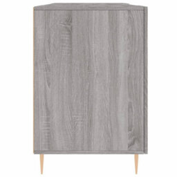 Berkfield Desk Grey Sonoma 140X50X75 Cm Engineered Wood - thumbnail 7