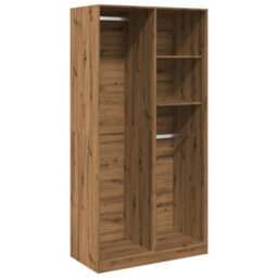 Berkfield Wardrobe Artisian Oak 100X50X200 Cm Engineered Wood - thumbnail 2