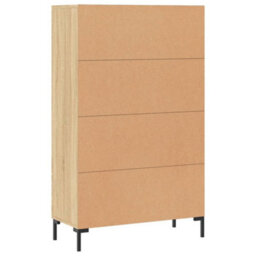 Berkfield Highboard Sonoma Oak 69.5X31X115 Cm Engineered Wood - thumbnail 8
