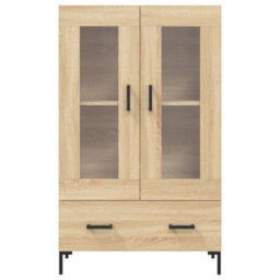 Berkfield Highboard Sonoma Oak 69.5X31X115 Cm Engineered Wood - thumbnail 6