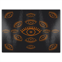 Benjamin Tate Design Eye Icon Glass Chopping Boarddesigner Style