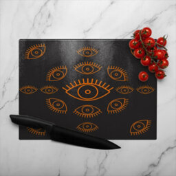 Benjamin Tate Design Eye Icon Glass Chopping Boarddesigner Style - thumbnail 3