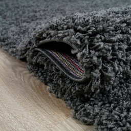 Prime Plus Thick 5Cm Pile Soft Shaggy Rugs Modern Area Rugs Bedroom Hall Rugs (Dark Grey, 160 X 230Cm) - thumbnail 2