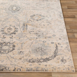 Livabliss Indigo-Vintage Beige Grey Black Traditional Floral Boho Living Dining Bedroom Rug 200 X 275 Cm Easy Care, Non Shedding - thumbnail 5