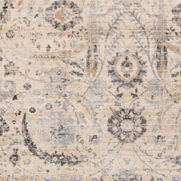 Livabliss Indigo-Vintage Beige Grey Black Traditional Floral Boho Living Dining Bedroom Rug 200 X 275 Cm Easy Care, Non Shedding - thumbnail 7