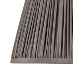 Harbour Studio Serena Charcoal Cotton Effect Pleated Conical Lamp Shade (D)30Cm - thumbnail 4