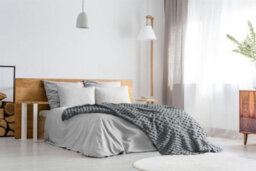 Emma Barclay Lush Luxurious Faux Rabbit Fur Throw For Sofa Blanket Charcoal 127X152Cm - thumbnail 5