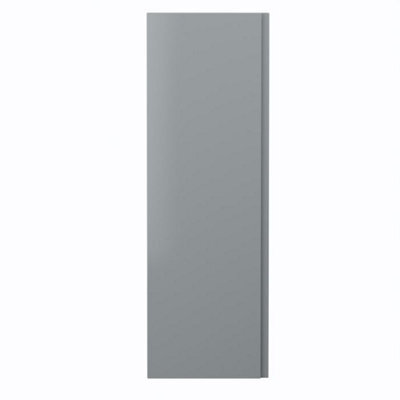 Dezine Yukon 400mm Satin Grey Tall Cupboard - image 1
