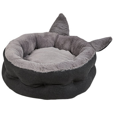 Beliani Pet Bed Kepez Fabric Grey - image 1