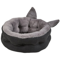 Beliani  Pet Bed Kepez Fabric Grey - thumbnail 4