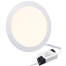 Long Life Lamps Company 18W Led Round Recessed Ceiling Panel 4000K - thumbnail 1