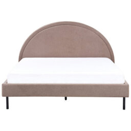 Beliani Bed Boucle Margut 160 X 200 Cm (Eu King Size) Taupe - thumbnail 5