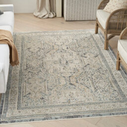 Chocolate Easy To Clean Abstract Traditional Rug For Living Room, Bedroom, Dining Room - 239Cm (Circle) - thumbnail 3