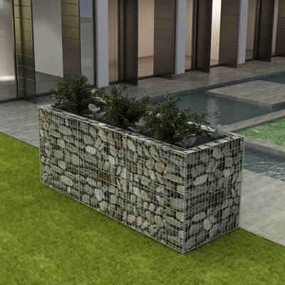 Berkfield Gabion Raised Bed Steel 270X90X100 Cm - image 1