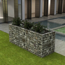 Berkfield Gabion Raised Bed Steel 270X90X100 Cm - thumbnail 1