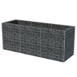 Berkfield Gabion Raised Bed Steel 270X90X100 Cm - thumbnail 3