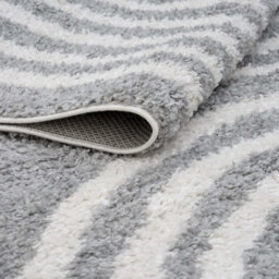 The Rugs Moodi Shaggy Grey Echo Rug Runner Scandinavian Thick High Pile For Living Rooms, Bedrooms, Hallways, Kitchens - thumbnail 4