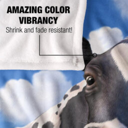 Jq Licensing Jlo Silky Cow Supersoft Blanket Multicoloured (One Size) - thumbnail 4