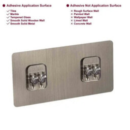 2X White Organiser Storage Rack Corner Shower Caddy Self Adhesive Bathroom Shelf - thumbnail 4