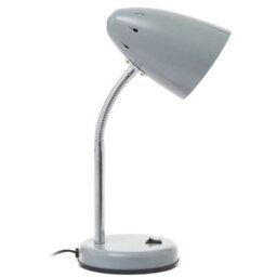 Orsina Matte Grey Desk Lamp, Adjustable Living Room Desk Lamp,  Minimalistic Desk Lamp For Reading & Writing - thumbnail 1