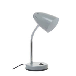 Orsina Matte Grey Desk Lamp, Adjustable Living Room Desk Lamp,  Minimalistic Desk Lamp For Reading & Writing - thumbnail 2