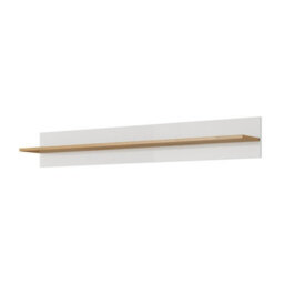 Living Room Furniture Set Arco White I Oak Grandson And White Gloss With White Led Lights - thumbnail 6