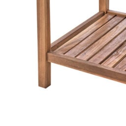 Beliani Outdoor Kitchen Island Brucoli Acacia Wood Brown - thumbnail 7