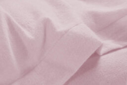 Homespace Direct Ltd Plain Dye Flannelette Brushed Cotton Sheet Set Pink - thumbnail 2