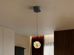 Luminosa Lighting Luminosa Zaria Slim Pendant Ceiling Light Black, Bronze, Amber Led 3000K - Uk Stock - thumbnail 1