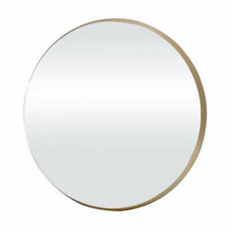 Minster Bevelled Round Mirror - L5 X W50 X H50 Cm - Gold - thumbnail 3