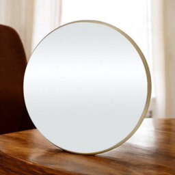 Minster Bevelled Round Mirror - L5 X W50 X H50 Cm - Gold - thumbnail 5