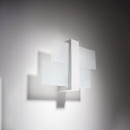 Sollux Lighting Feniks Wood White 1 Light Classic Wall Light - thumbnail 1
