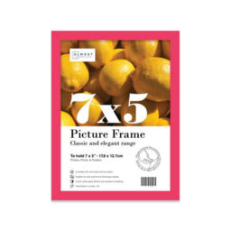 7X5 Bright Pink Picture Frame (12.7 X 17.8Cm) Poster, Photo, Artwork, Gallery Wall Or Print - thumbnail 1
