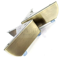 L&F 4X Furniture Feet Metal Antique Brushed Brass Furniture Legs Sofas Chairs Stools 50mm High Tsp2109 Predrilled - thumbnail 8