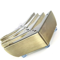 L&F 4X Furniture Feet Metal Antique Brushed Brass Furniture Legs Sofas Chairs Stools 50mm High Tsp2109 Predrilled - thumbnail 7