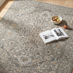 Livabliss Arda-Vintage Blue Grey Brown Traditional Boho Fringe Living Dining Bedroom Rug 200 X 290 Cm Easy Care, Non Shedding - thumbnail 8